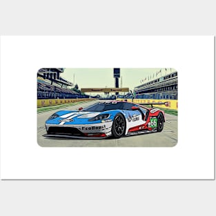 GT Racing Track Print Posters and Art